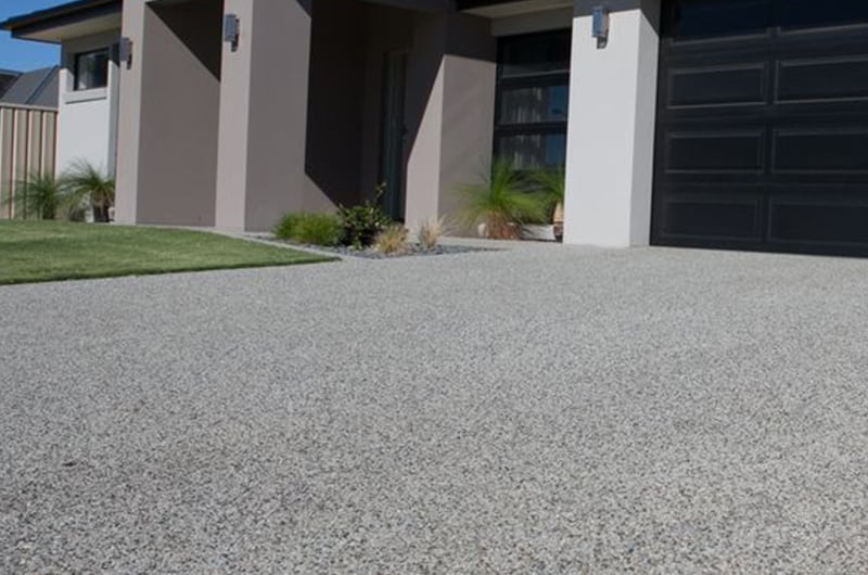 exposed aggregate finish